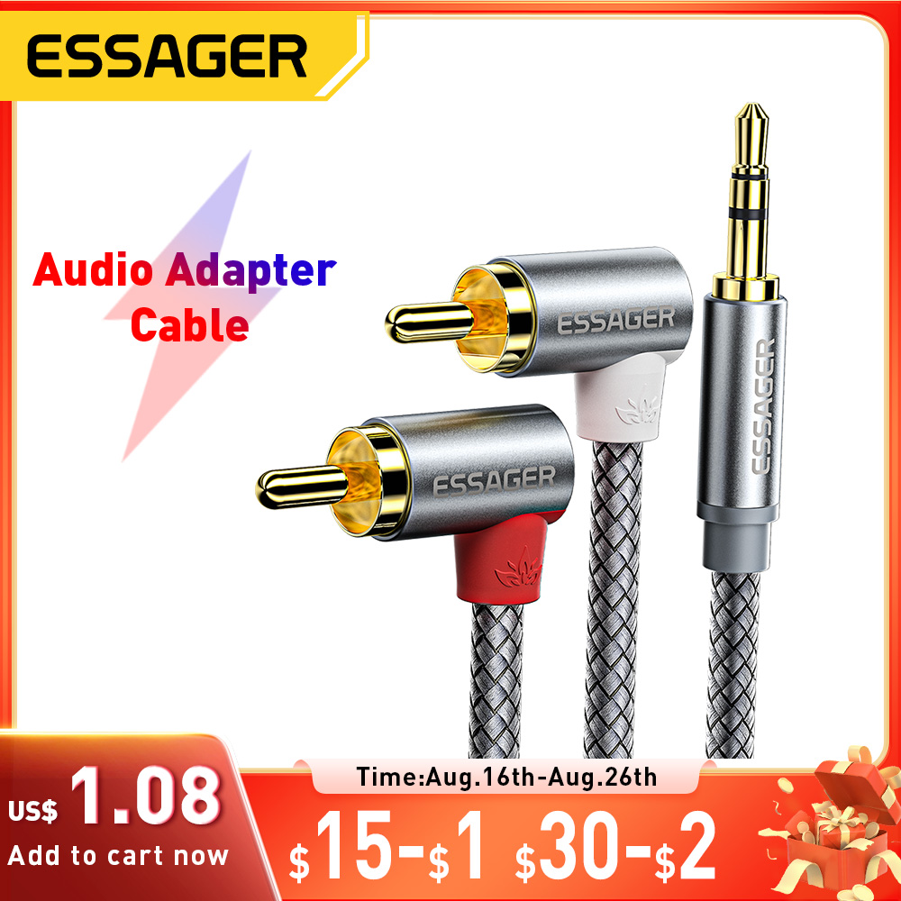 Home Cinema Tv - Essager 90 ° Angle RCA Audio