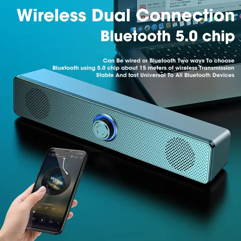 Soundbar Bluetooth Home - Bluetooth 5.0 4D Surround Soundbar Wired