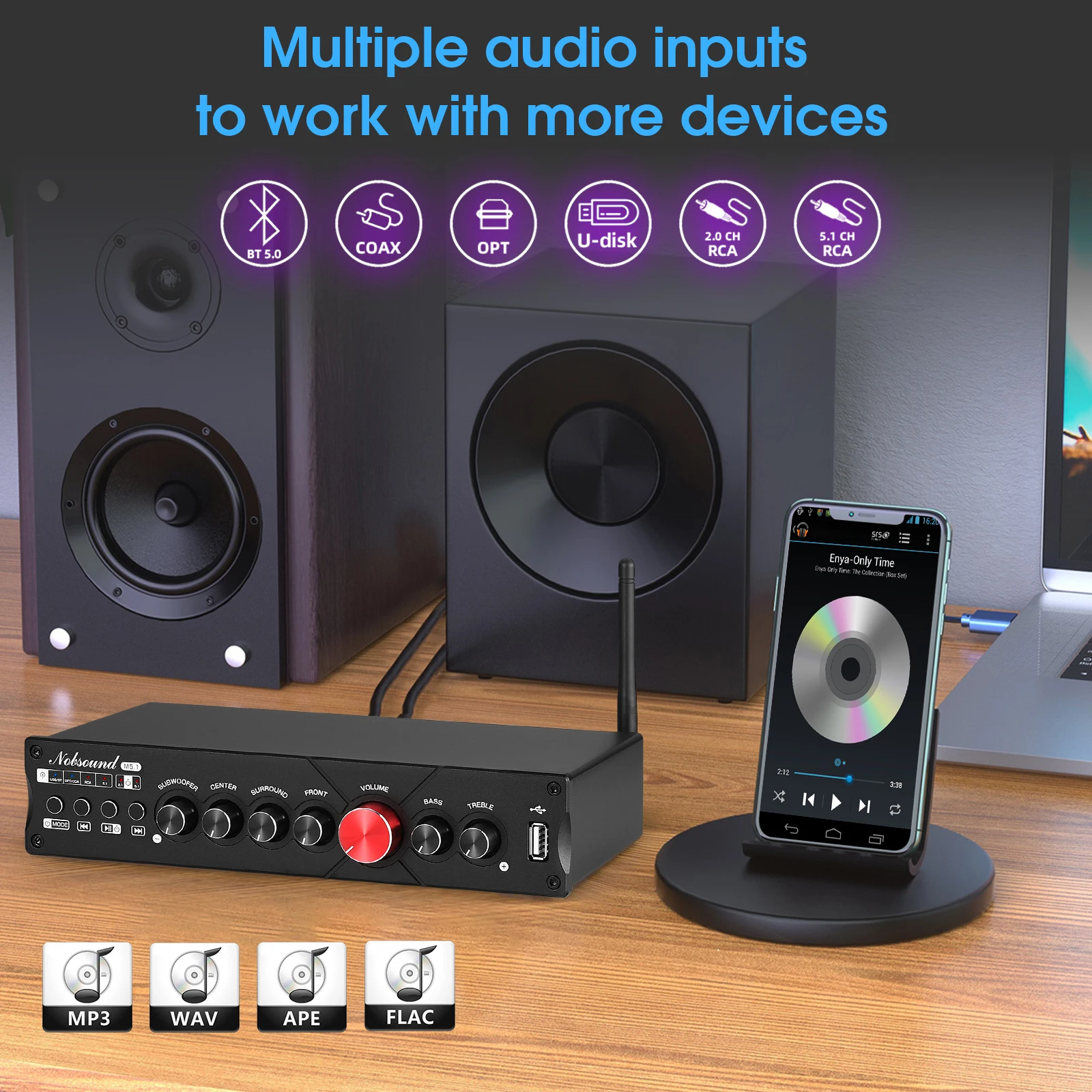 Nobsound M5.1 Digital Bluetoot - огляд і ціна Home Cinema Samsung 5.1