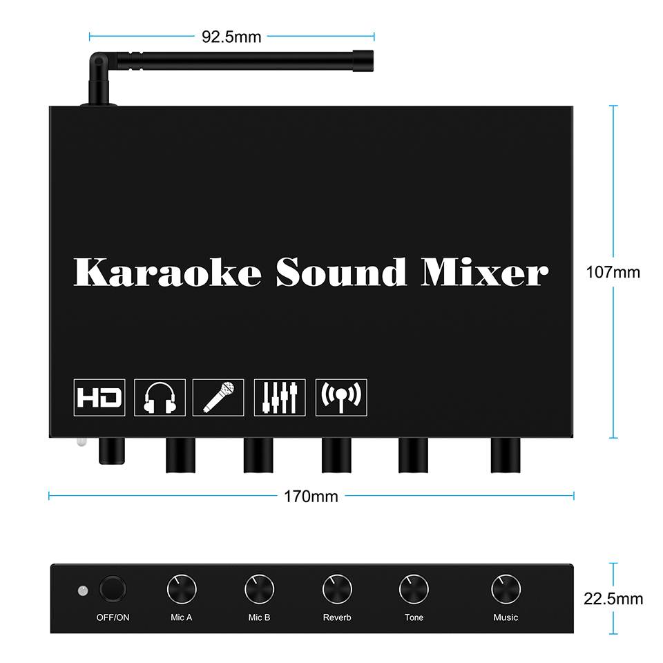 HDMI Karaoke Player Mixer Home - огляд і ціна Soundbar Bluetooth Home