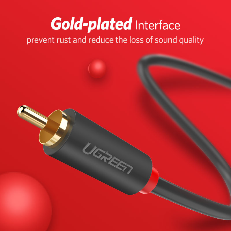 UGREEN 2RCA to 2 RCA Male to M - огляд і ціна Home Cinema Tv