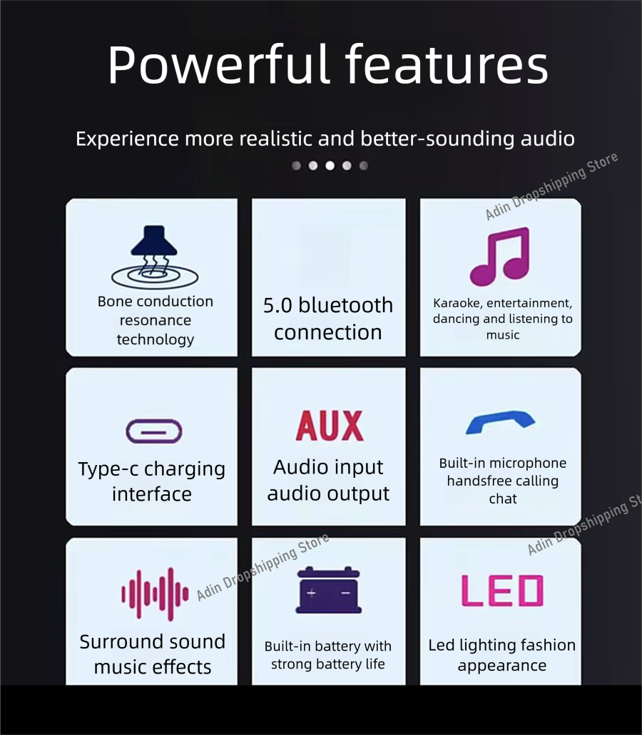 Adin 26w Vibration Bluetooth S - огляд і ціна Soundbar Bluetooth Home