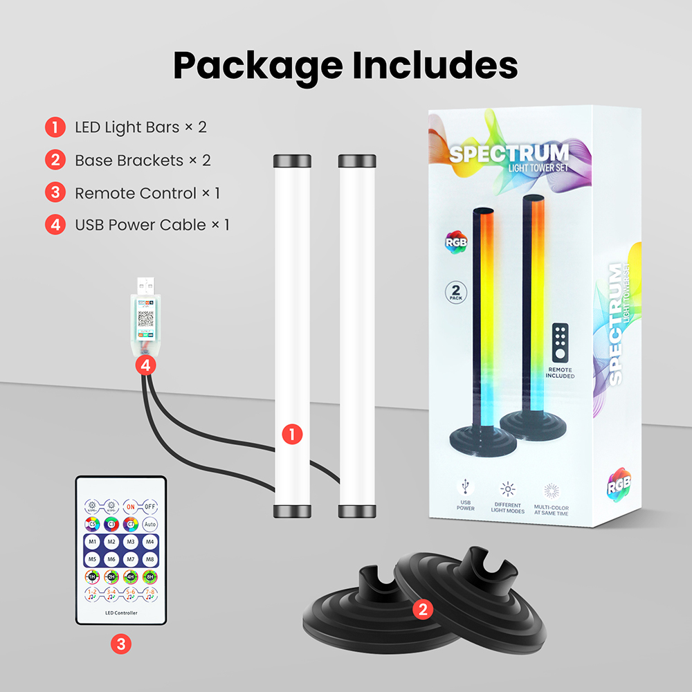 5V Smart LED Corner Floor Lamp - огляд і ціна Home Cinema Tv