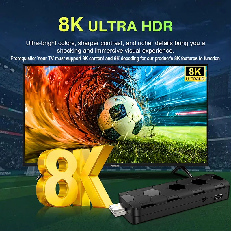 Android 16 8K Ultra HD TV Stic - огляд і ціна Home Cinema Tv